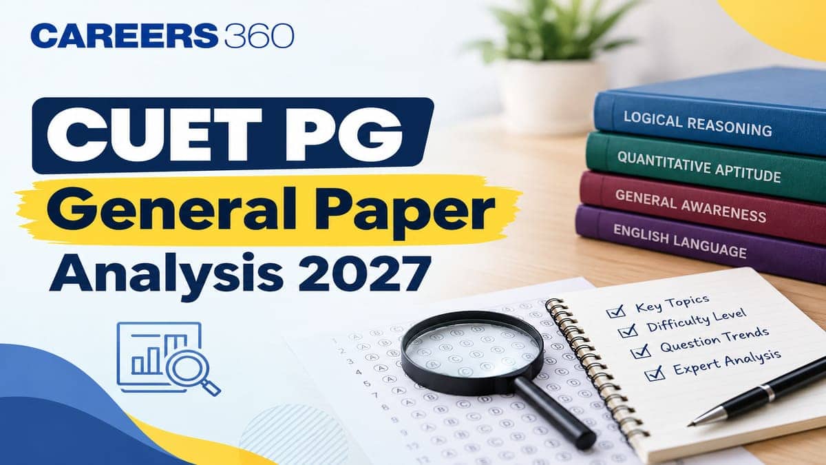 CUET PG General Paper Analysis 2027: Previous Year Difficulty Level & Paper Analysis